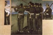 Edouard Manet The Execution of Emperor Maximilian Spain oil painting artist